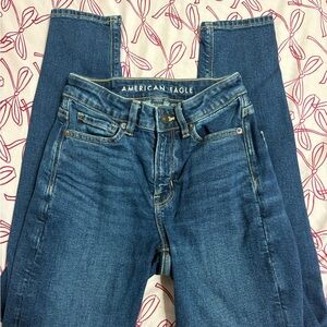 American Eagle Outfitters Women's Denim Straight Leg Jeans